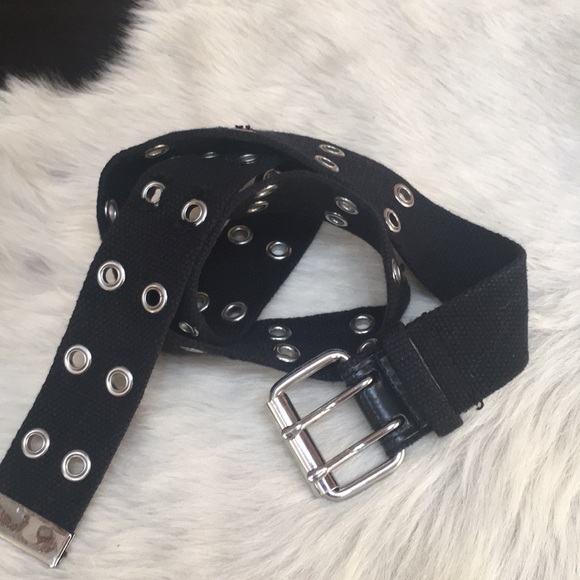 black belt metal holes